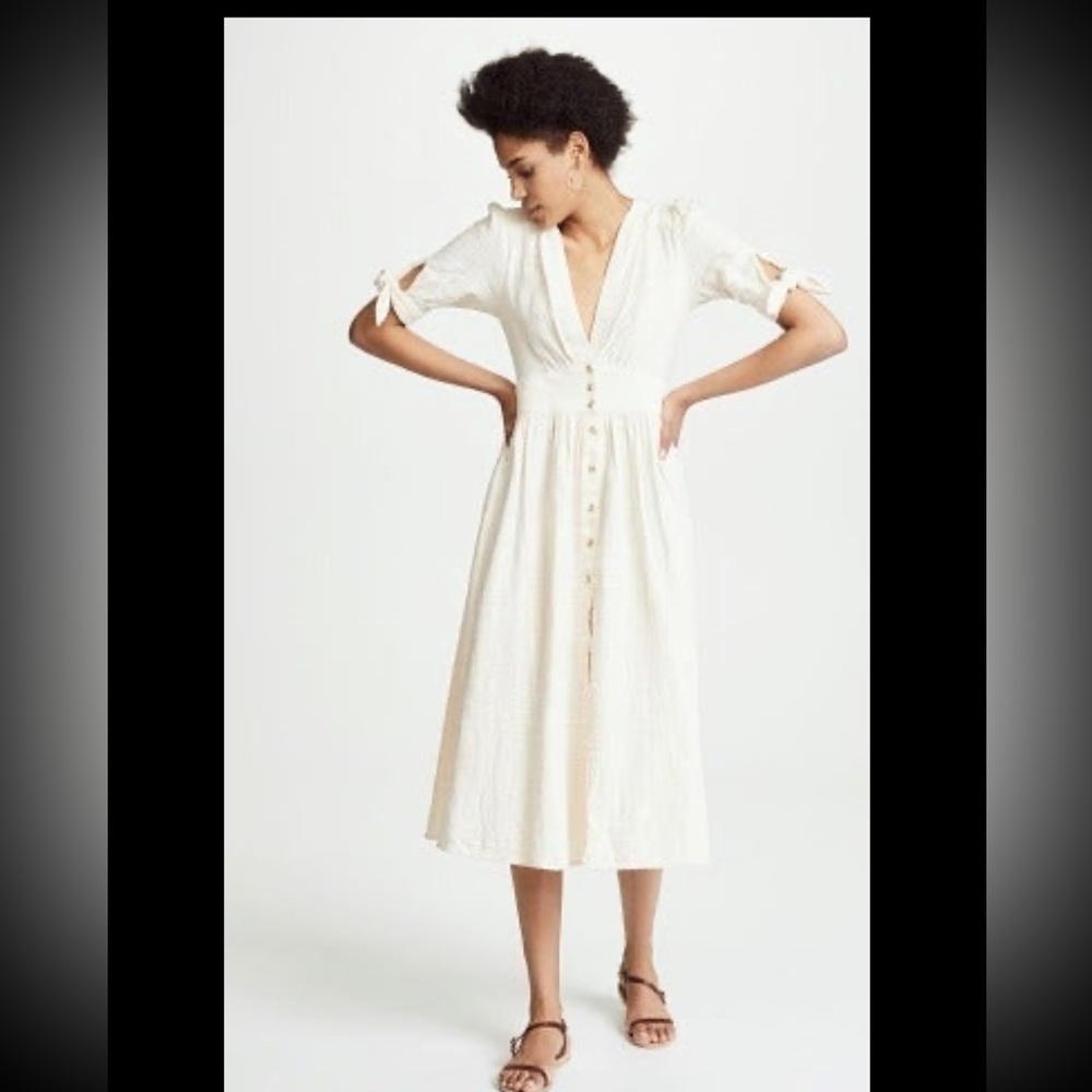 Free People Love of My Life Midi Dress Sz L